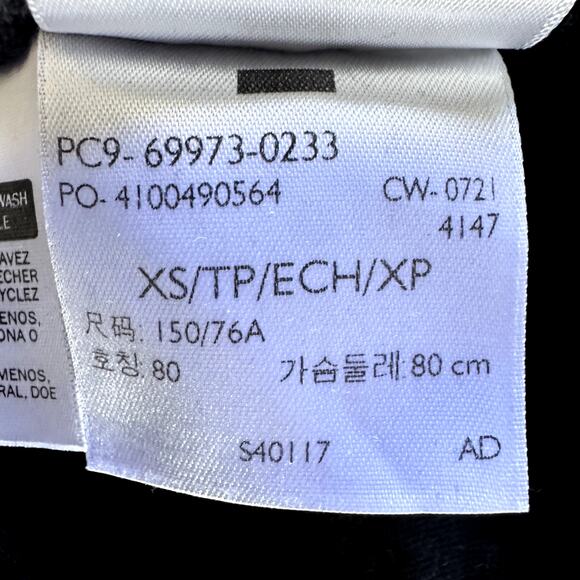 Levi's Crescent Moon Crop Tee Boxy Crew Neck Chest Print 100% Cotton Black XS - Picture 5 of 6